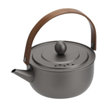 Mini Camping Water Kettle for Backpacking, Lightweight Teapot and Coffee Pot, Outdoor Cooking Utensil, Gray Color