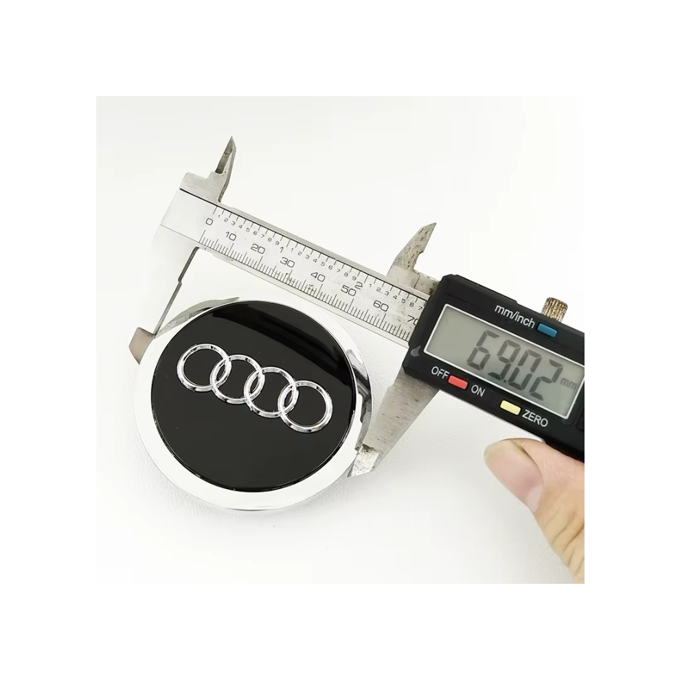 (4pcs 69mm Black) 4pcs 60mm 61mm 68mm 69mm 77mm Car Wheel Center Hub Caps For Audi A3 A4 A5 A6 A7 Q3 Q4 Q5 Q7 S3 S4 S5 S6 S7 RS3 RS5 Accessories-image-OPC-PJTRSFT-NEW