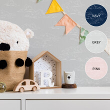 Superfresco Easy Vintage Clouds Nursery Wallpaper