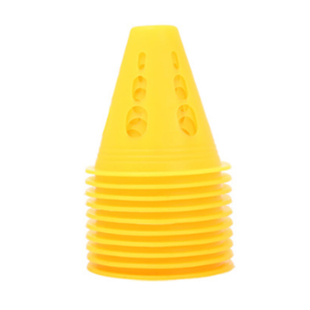 10 Pack Roller Skating Agility Marker Cones Yellow Sports Training Cones For Hindernis Training And Traffic Safety 6038364366986