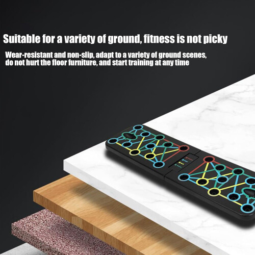 Foldable Flexboard | Adjustable Folding Slider with Non-Slip Handle for Home Strength Training, Multi-Use Fitness Equipment 2