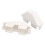 8pcs White Picket Fence Cap Rainproof Windproof 13
