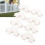 8pcs White Picket Fence Cap Rainproof Windproof 11