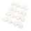 8pcs White Picket Fence Cap Rainproof Windproof 3