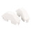 8pcs White Picket Fence Cap Rainproof Windproof 15