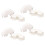 8pcs White Picket Fence Cap Rainproof Windproof 9