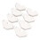 8pcs White Picket Fence Cap Rainproof Windproof 4