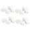 8pcs White Picket Fence Cap Rainproof Windproof 10