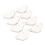 8pcs White Picket Fence Cap Rainproof Windproof 5
