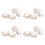 8pcs White Picket Fence Cap Rainproof Windproof 8