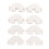 8pcs White Picket Fence Cap Rainproof Windproof 1
