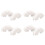 8pcs White Picket Fence Cap Rainproof Windproof 7