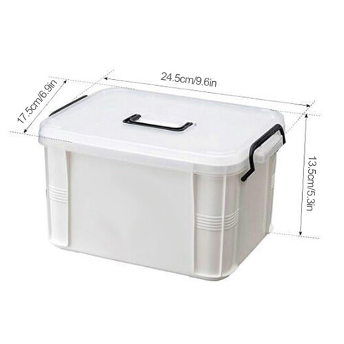 First Aid Kit Portable Emergency Box Plastic 1