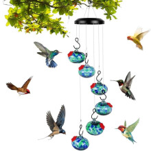 Kolibri Feeder for Outdoor Use, Hanging Kolibri Water Feeder in Blue, 1 Liter Capacity, UV Resistant