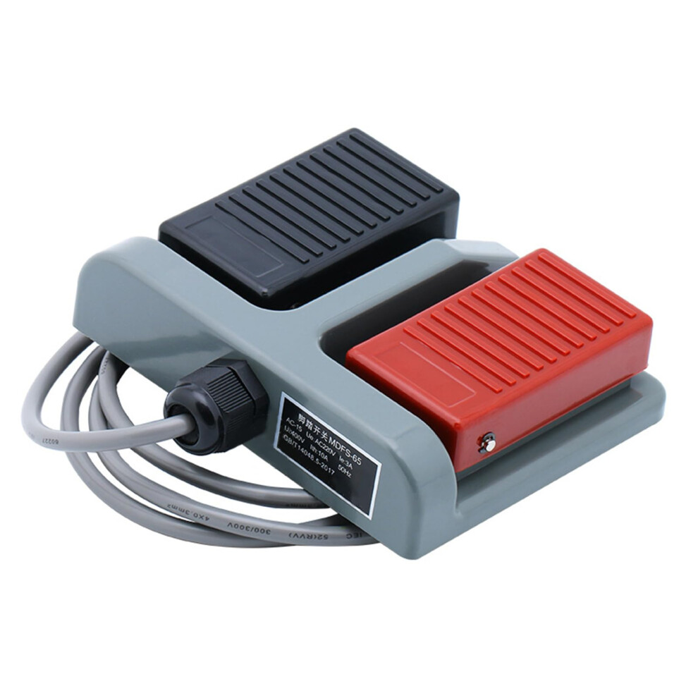 Momentary Foot Switch Double Pedal, Non-Slip Duplex Tumbler For Welding Equipment, Heavy Duty, Dual Function Design 6482260799599