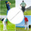 Golf Training Ruler for Putting Alignment - Portable Golf Strike Accuracy Tool, Adjustable Size, Essential for Skill Improvement 2
