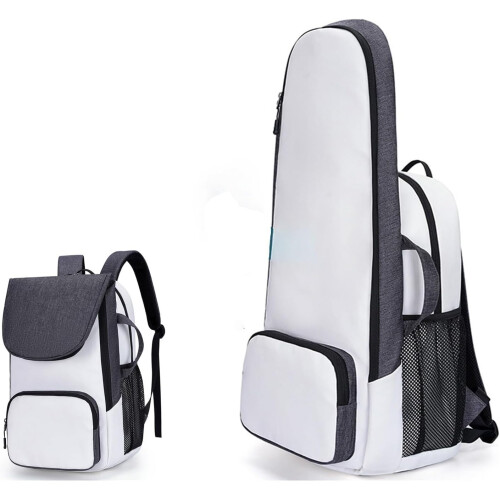 Tennis Paddle Bag Slim Practical for Racket Enthusiasts White Material Polyester, Size 75cm, Style Modern 1