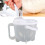 Rice Washing Bowl Water Flush Type ABS Clear Scale 12