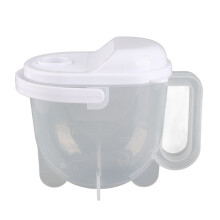 Rice Washing Bowl Water Flush Type ABS Clear Scale
