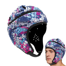 Soft Helmets for Flag Football Adjustable Headguard Padded Goalkeeper Headwear for Sports Protection in Youth Sizes