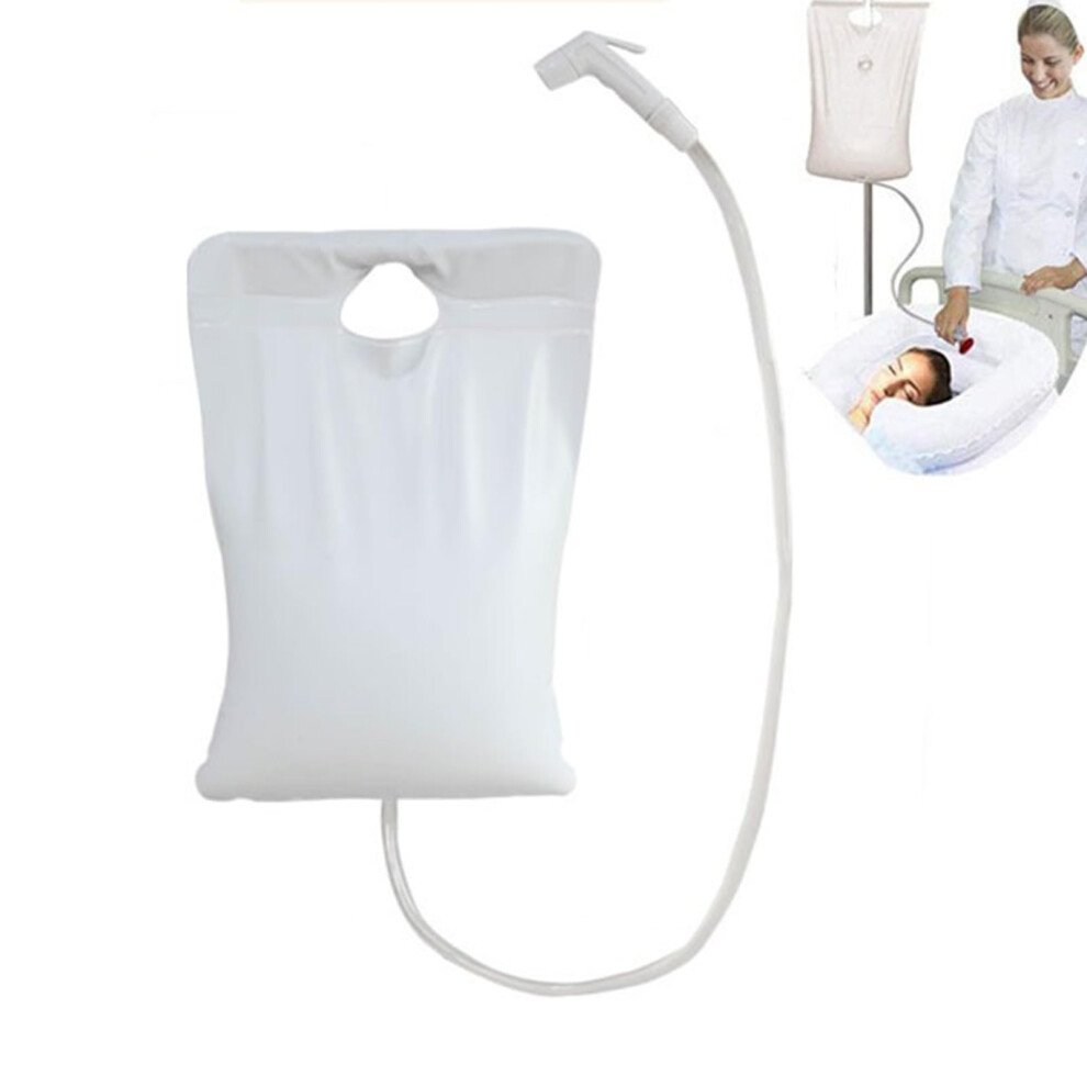 Inflatable Bathtub Shower Bag for Bedridden Patients, Portable Foldable Outdoor Shower for Elderly and Disabled Care