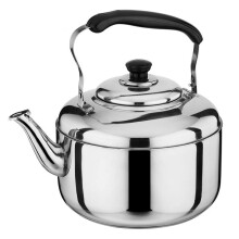 Camping Tea and Coffee Kettle - 100% Stainless Steel Seamless Teapot with Cool Handle for RV and Outdoor Use