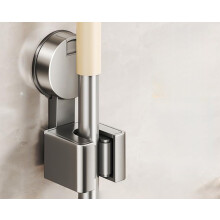 Broom Holder Wall Suction Cup Heavy Duty Aluminium Self-Adhesive Tool Holder for Kitchen Bathroom Grey 1 Holder