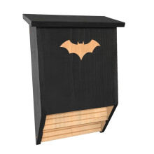 Bat House Wooden Box for 75 Bats, Sturdy Hanging for Trees, Garden Retreat for Wildlife