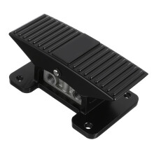 Pneumatic Foot Valve 5 Pack, Pressure Operated Zinc Alloy Foot Pedal, Momentary Action Air Control, Black Color