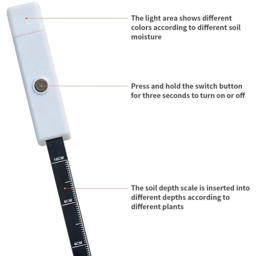 Plant Soil Moisture Meter Soil Humidity Tool for 2