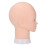 Bald Mannequin Head PVC Realistic Skin Makeup 10