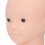 Bald Mannequin Head PVC Realistic Skin Makeup 13