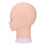 Bald Mannequin Head PVC Realistic Skin Makeup 9