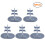 5/10PCS Small Doll Stands Plastic Doll Display 1