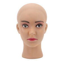 Mannequin Head PVC Bald Manikin Head Model for