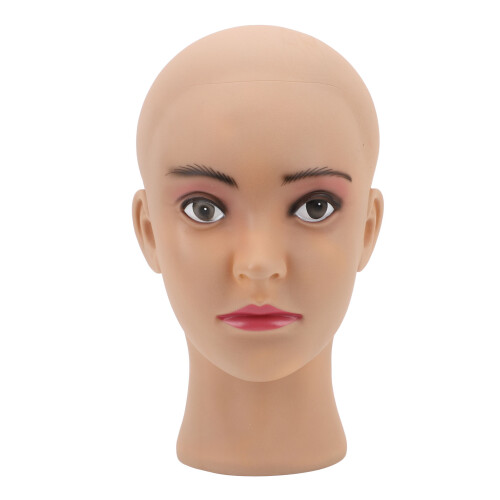 Mannequin Head PVC Bald Manikin Head Model for