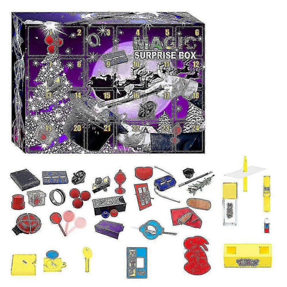 Christmas Advent Calendar 24-Day Countdown Magic Sensory Fidget Toys Gift Box Kids Room Decor-image-OPC-PJTTBTF-NEW