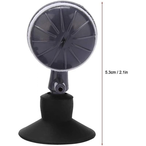 2 Pcs Rotating Air Stone Disc with Suction Cups, Adjustable Bubble Diffuser for Aquarium Oxygenation