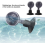2 Pcs Rotating Air Stone Disc with Suction Cups, Adjustable Bubble Diffuser for Aquarium Oxygenation 3