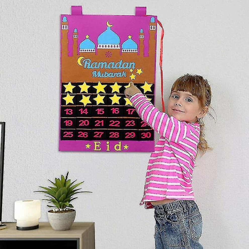 Eid Mubarak Ramadan Advent Calendar Decoration Islamic Muslim Pendant Eid Al Adha Party Felt Pendant 2-image-OPC-PJTTBZ7-NEW