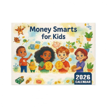 2026 Money Smarts For Kids Calendar: Teach Kids Early Money Management Skills