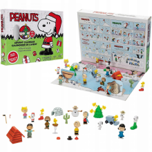 Peanuts Advent Calendar with 24 Days of Gifts - 5cm Snoopy Figure, Multicolor