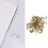 100Pcs Book Corner Protector Aluminum Alloy Gold 11