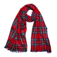 Heritage Traditionen - Leichter Wendeschal aus 100% Merinowolle - Royal Stewart