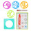 Children Plastic Geometric Ruler Template Spiral 8