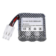(9.6V, Yellow) 9.6v Li-ion Battery For 9115 9116 S911 S912 Rc Car Truck Spare Upgrade 9.6v 800mah 16500 Rechargeable Battery 6p Plug For 9115