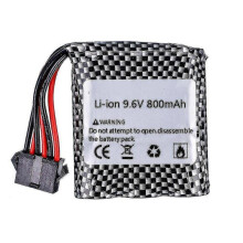 (9.6V, Gold) 9.6v Li-ion Battery For 9115 9116 S911 S912 Rc Car Truck Spare Upgrade 9.6v 800mah 16500 Rechargeable Battery 6p Plug For 9115