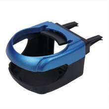 (Blue) 1PC New Car Coasters High Quality Universal Car Vehicle Drink Bottle Cup Holder Auto Interior Accessories