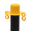 6PCS Traffic Cones Adjustable Delineator Post W/ Fillable Base 14