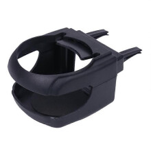 (Black) 1PC New Car Coasters High Quality Universal Car Vehicle Drink Bottle Cup Holder Auto Interior Accessories
